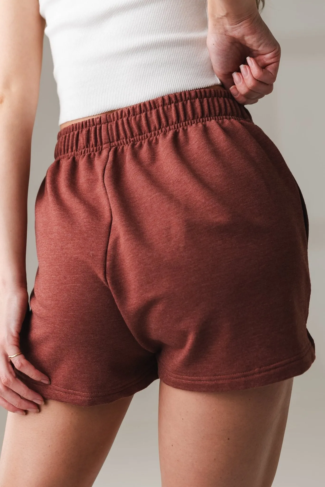 Vitality Studio Boxer Short - Rosewood Marl