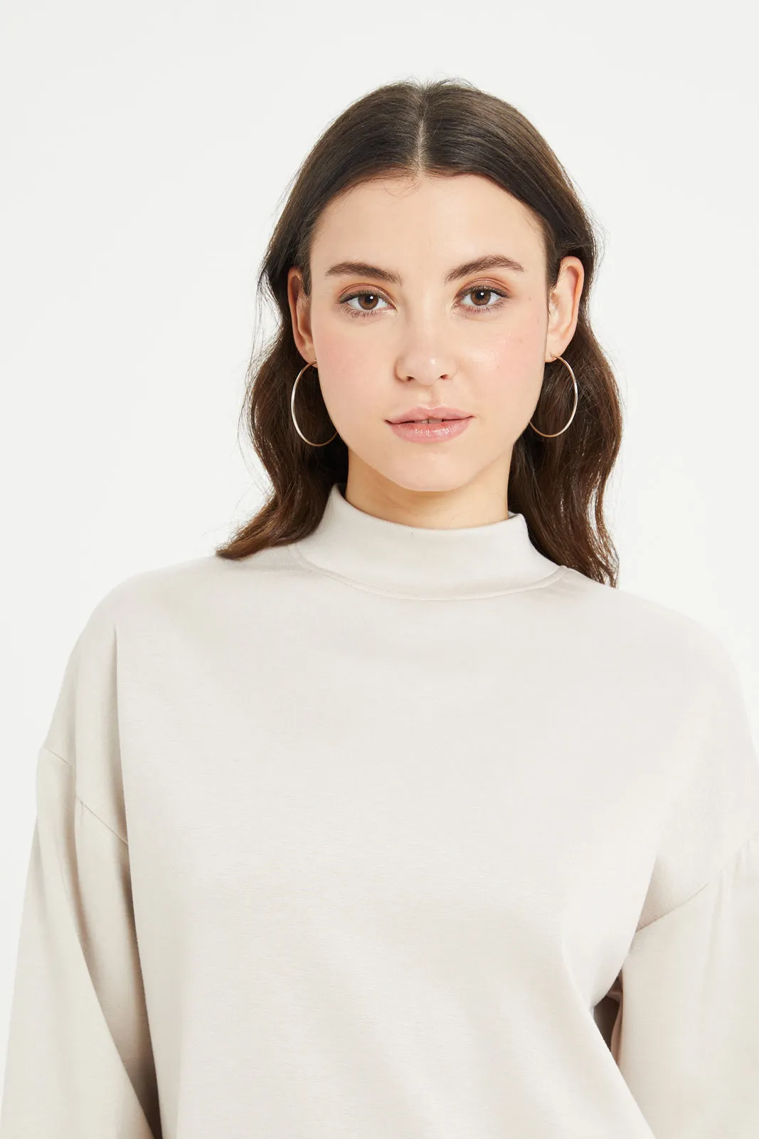 Woman Grey Redefined Sweatshirt