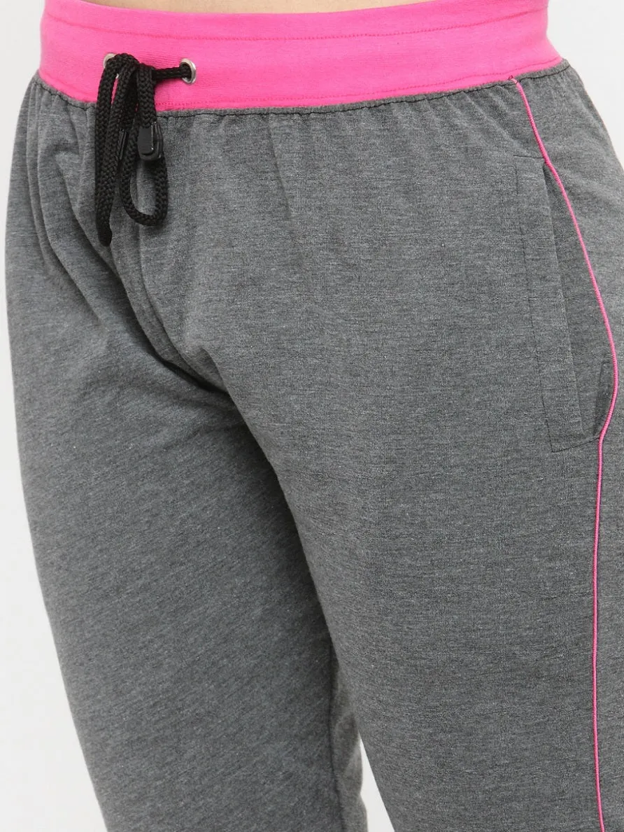 Women's Cotton Three Fourth Capri Shorts With Two Zippered Pockets