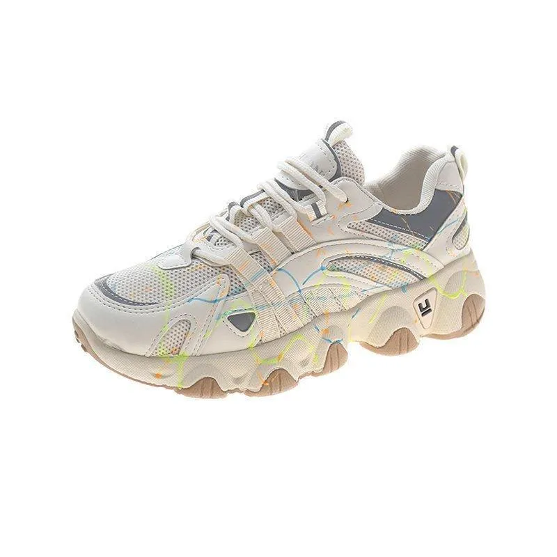Women’s Trendy Sneakers - Korean Style Casual Shoes
