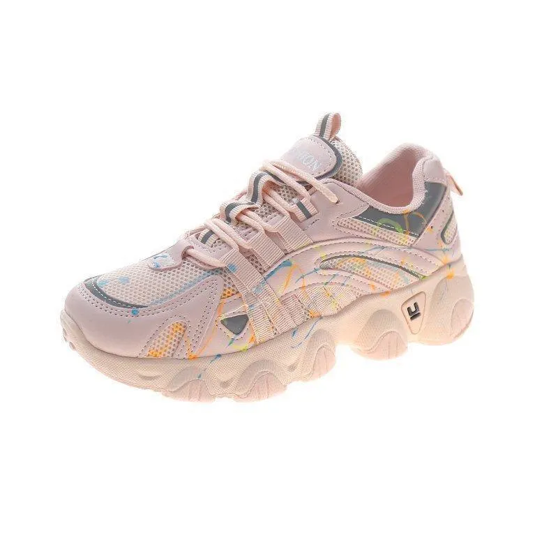 Women’s Trendy Sneakers - Korean Style Casual Shoes