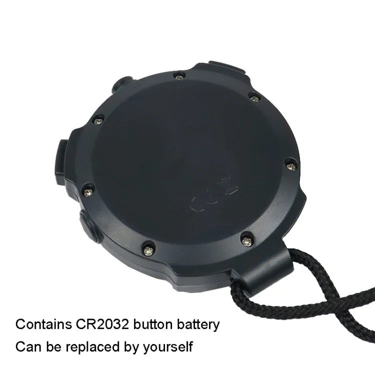 YS Stopwatch Timer Training Fitness Competition Stopwatch, Style: YS-730 30 Memories(Black)